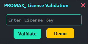 PROMAX license
